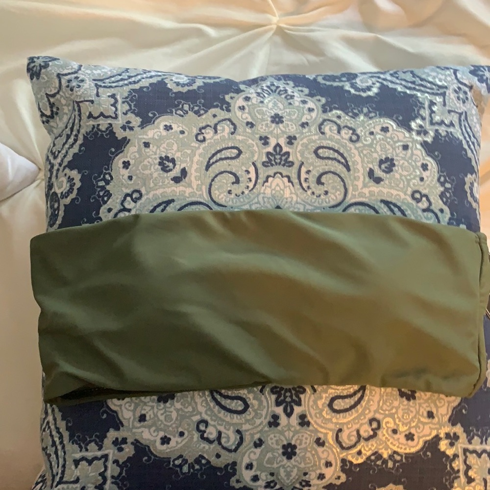 green bandeau bikini top